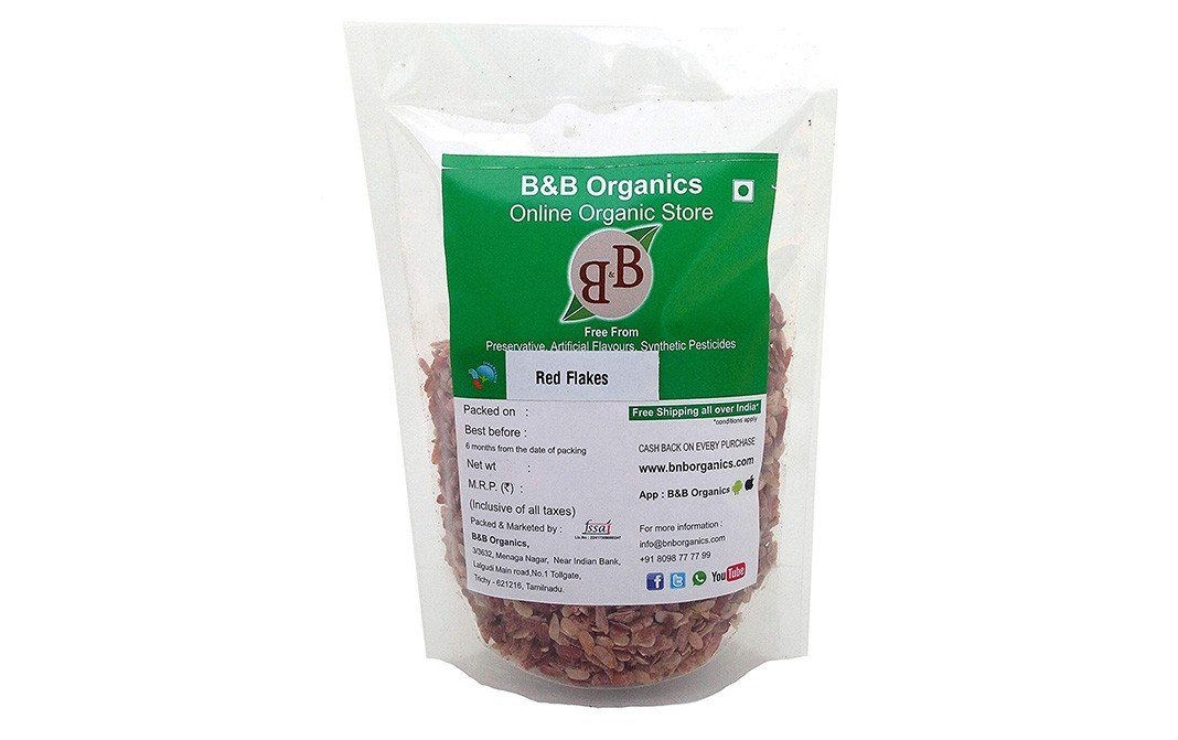 B&B Organics Red Flakes    Pack  2 kilogram